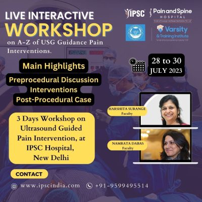 3 Days USG Workshop April (1080 × 1080 px)